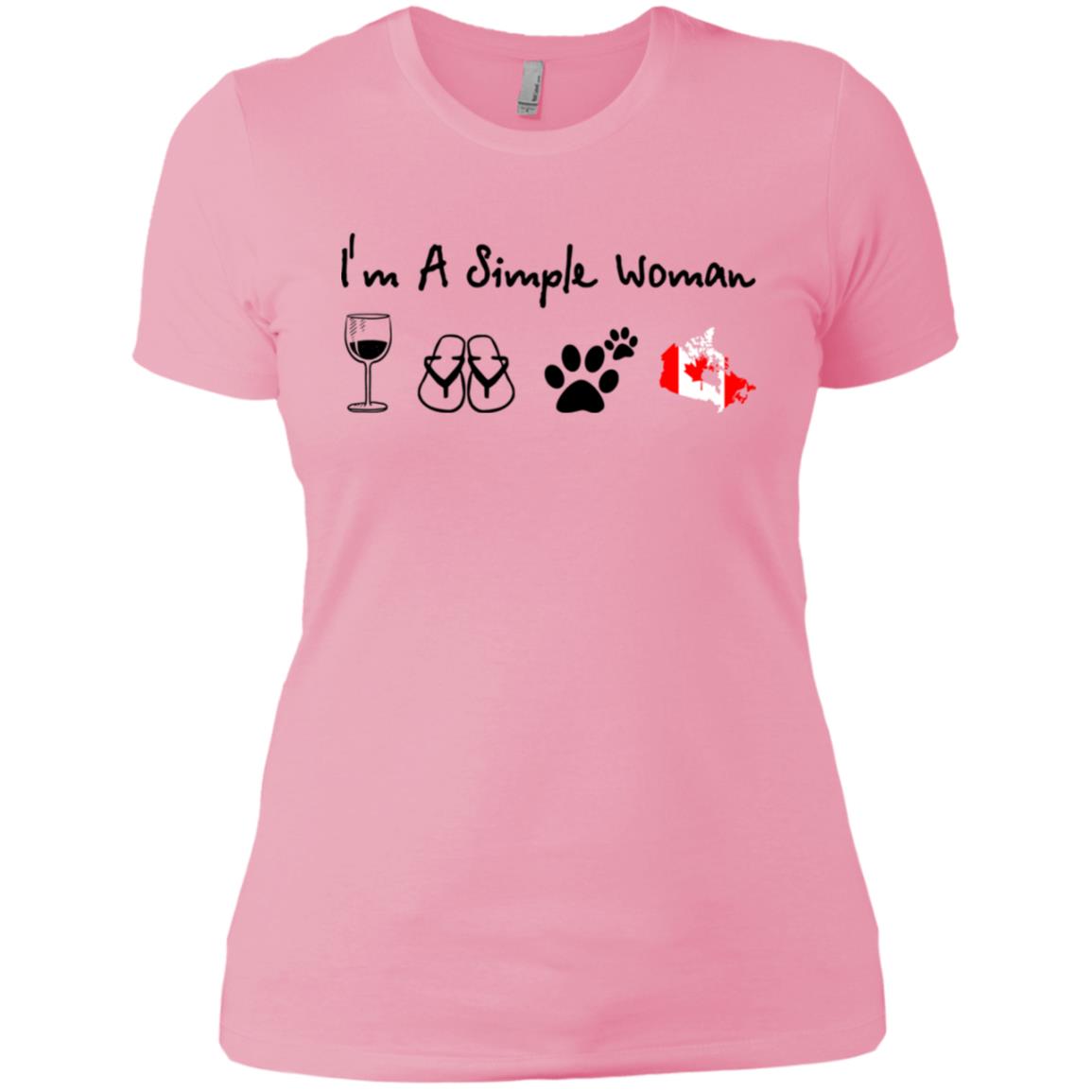Canada I'm A Simple Woman Hoodie - Hoodie Teezalo
