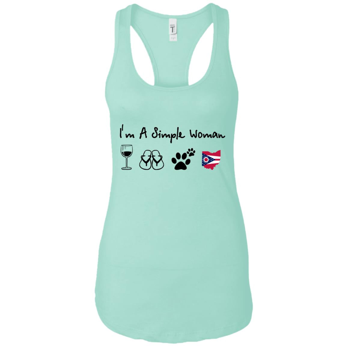 Ohio I'm A Simple Woman Hoodie - Hoodie Teezalo