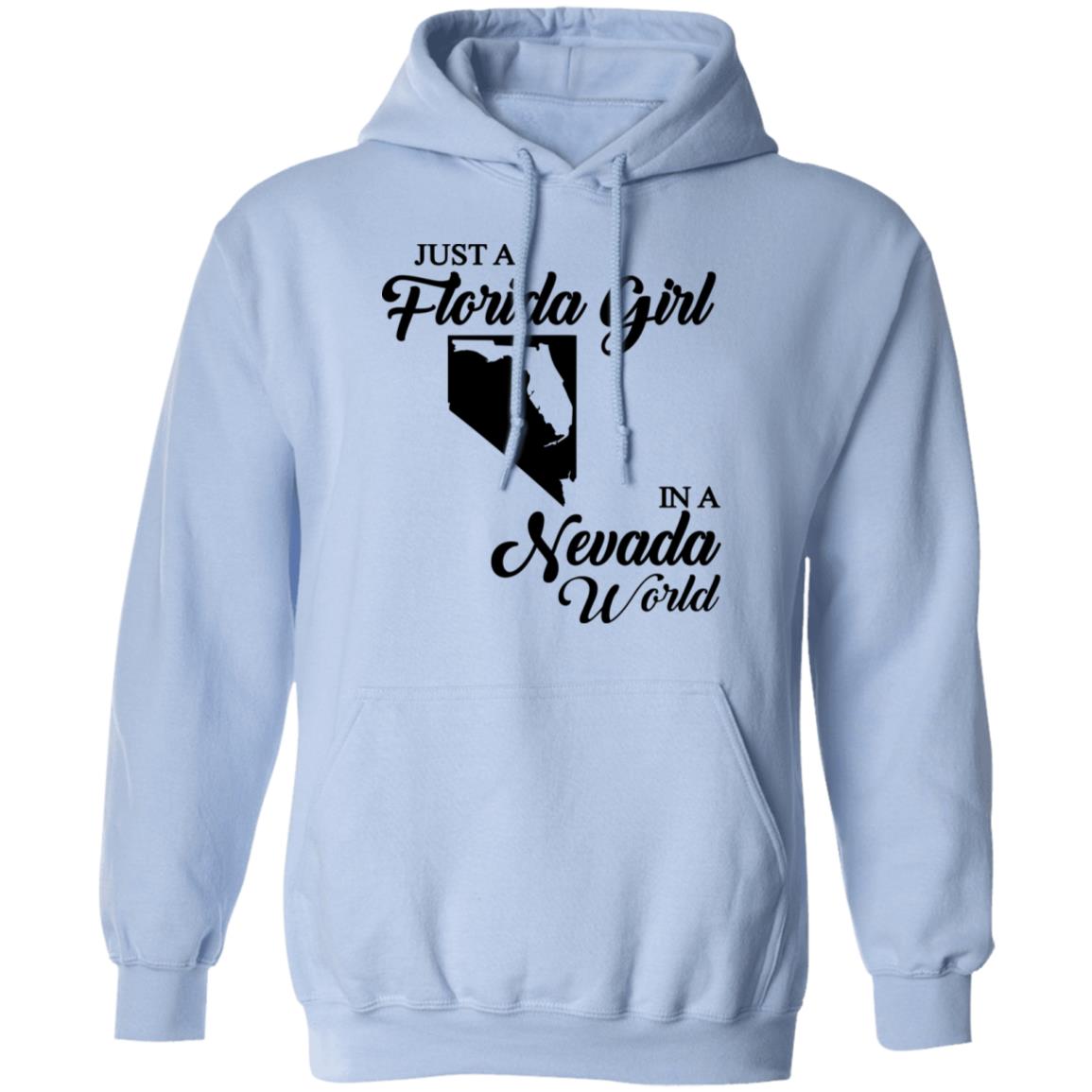 Just A Florida Girl In A Nevada World T-Shirt - T-Shirt Teezalo