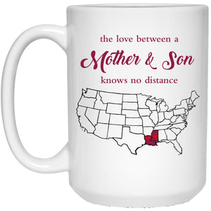 Mississippi Louisiana The Love Between Mother And Son Mug - Mug Teezalo