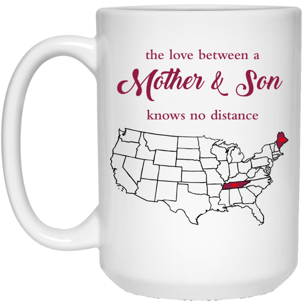 Maine Tennessee The Love Between Mother And Son Mug - Mug Teezalo