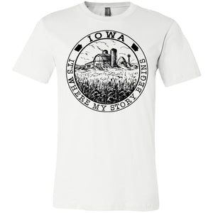 Iowa It's Where My Story Begins T- Shirt - T-shirt Teezalo