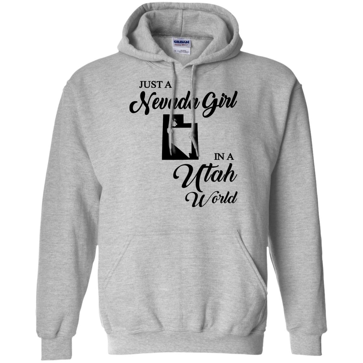 Just A Nevada Girl In An Utah World T-Shirt - T-shirt Teezalo