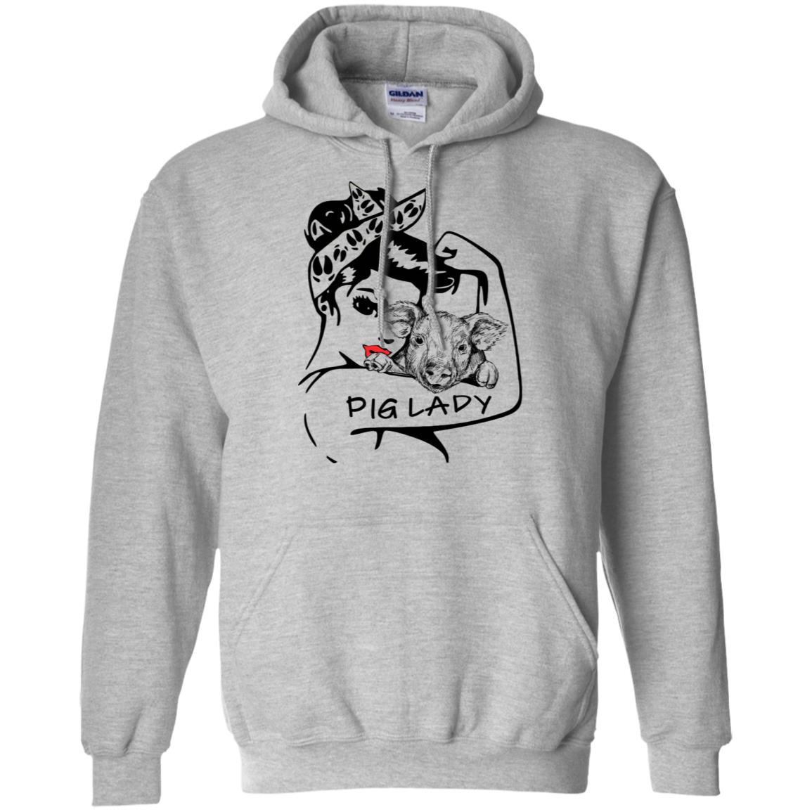 Pig Lady Hoodie - Hoodie Teezalo