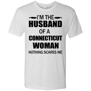 I'm The Husband Of A Connecticut Woman T Shirt - T-shirt Teezalo
