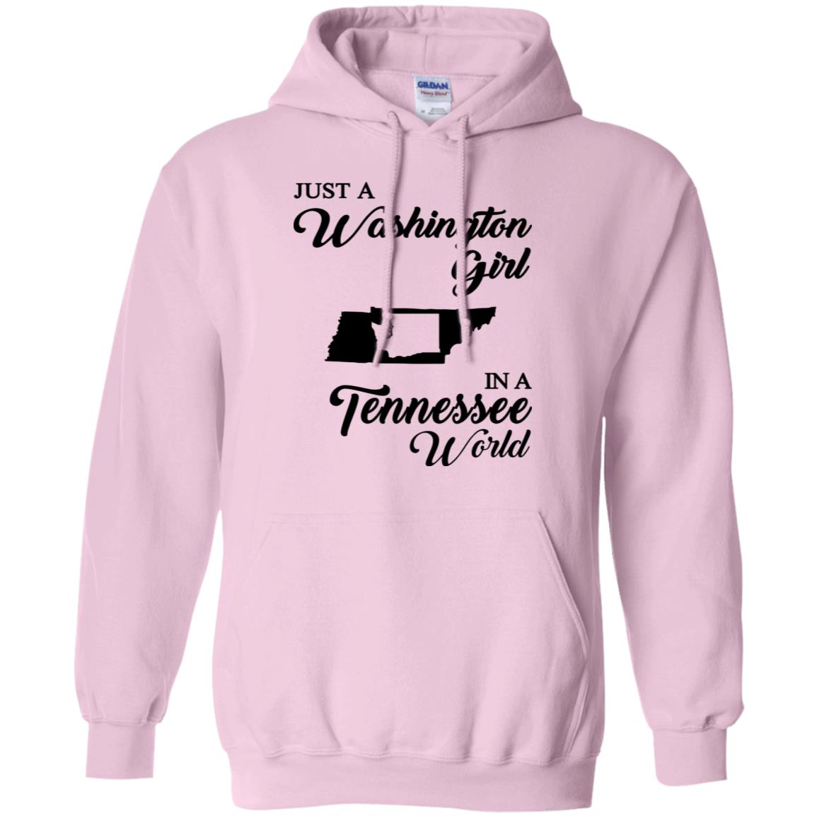 Just A Washington Girl In A Tennessee World T-Shirt - T-shirt Teezalo