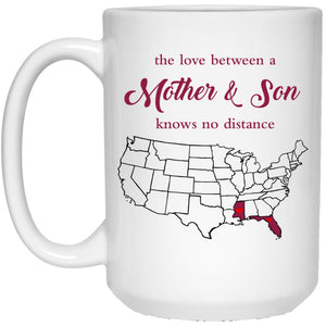 Florida Mississippi The Love Between Mother And Son Mug - Mug Teezalo