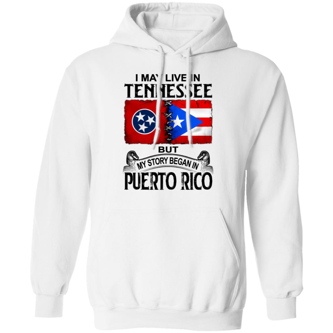 I Live In Tennessee But My Story Began In Puerto Rico T Shirt - T-shirt Teezalo