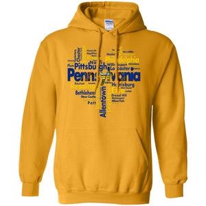 Pennsylvania City Heart T-Shirt - T-shirt Teezalo