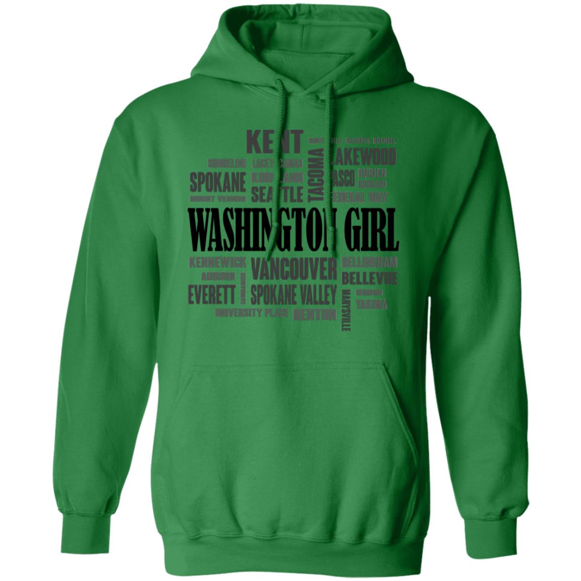 Washington Girl & City T-Shirt - T-shirt Teezalo