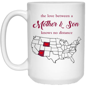 Wyoming Arizona The Love Between Mother And Son Mug - Mug Teezalo