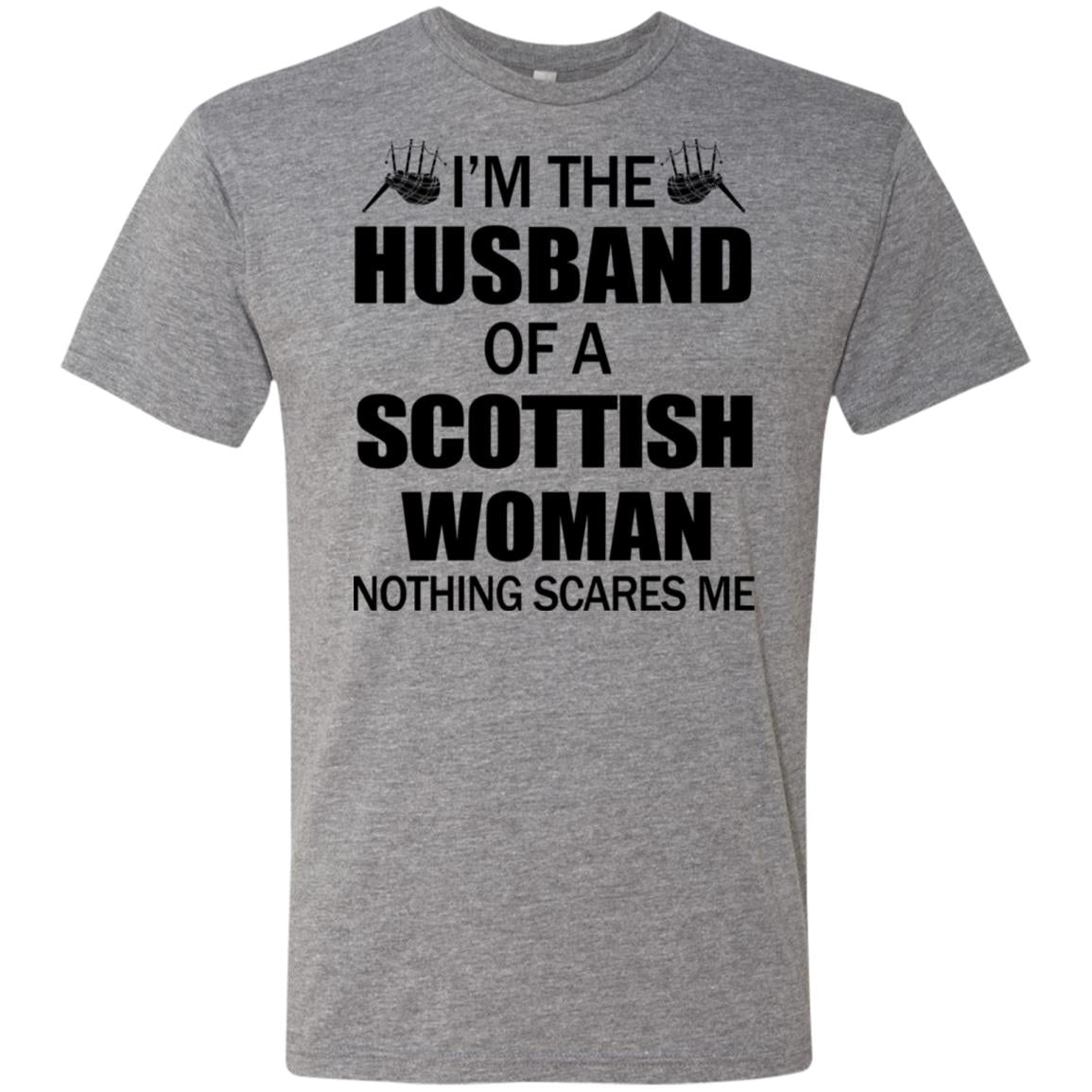 I'm The Husband Of A Scottish Woman T-Shirt - T-shirt Teezalo