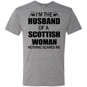 I'm The Husband Of A Scottish Woman T-Shirt - T-shirt Teezalo