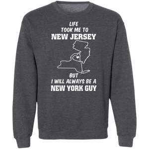 Life Took Me To Jersey Always Be A New York Guy T-Shirt - T-shirt Teezalo
