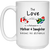 South Africa Canada The Love Mom And Daughter Mug - Mug Teezalo