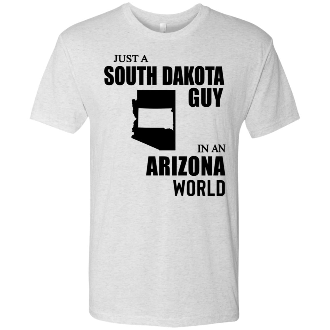 Just A South Dakota Guy In An Arizona World Hoodie - Hoodie Teezalo