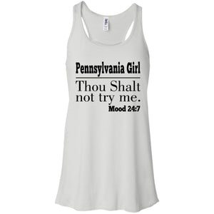 Pennsylvania Girl Thou Shalt Not Try Me T-Shirt - T-shirt Teezalo