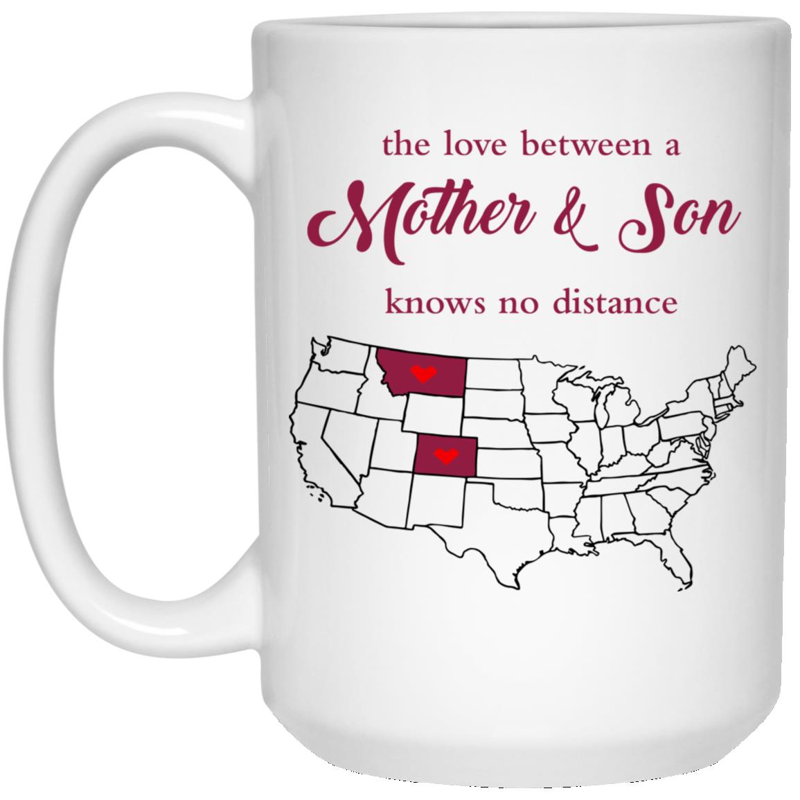 Colorado Montana The Love Between Mother And Son Mug - Mug Teezalo