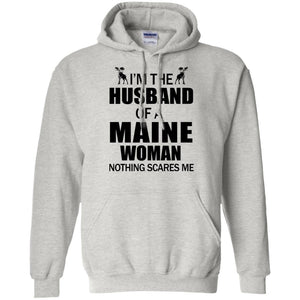 I'm The Husband Of A Maine Woman T-Shirt - T-shirt Teezalo