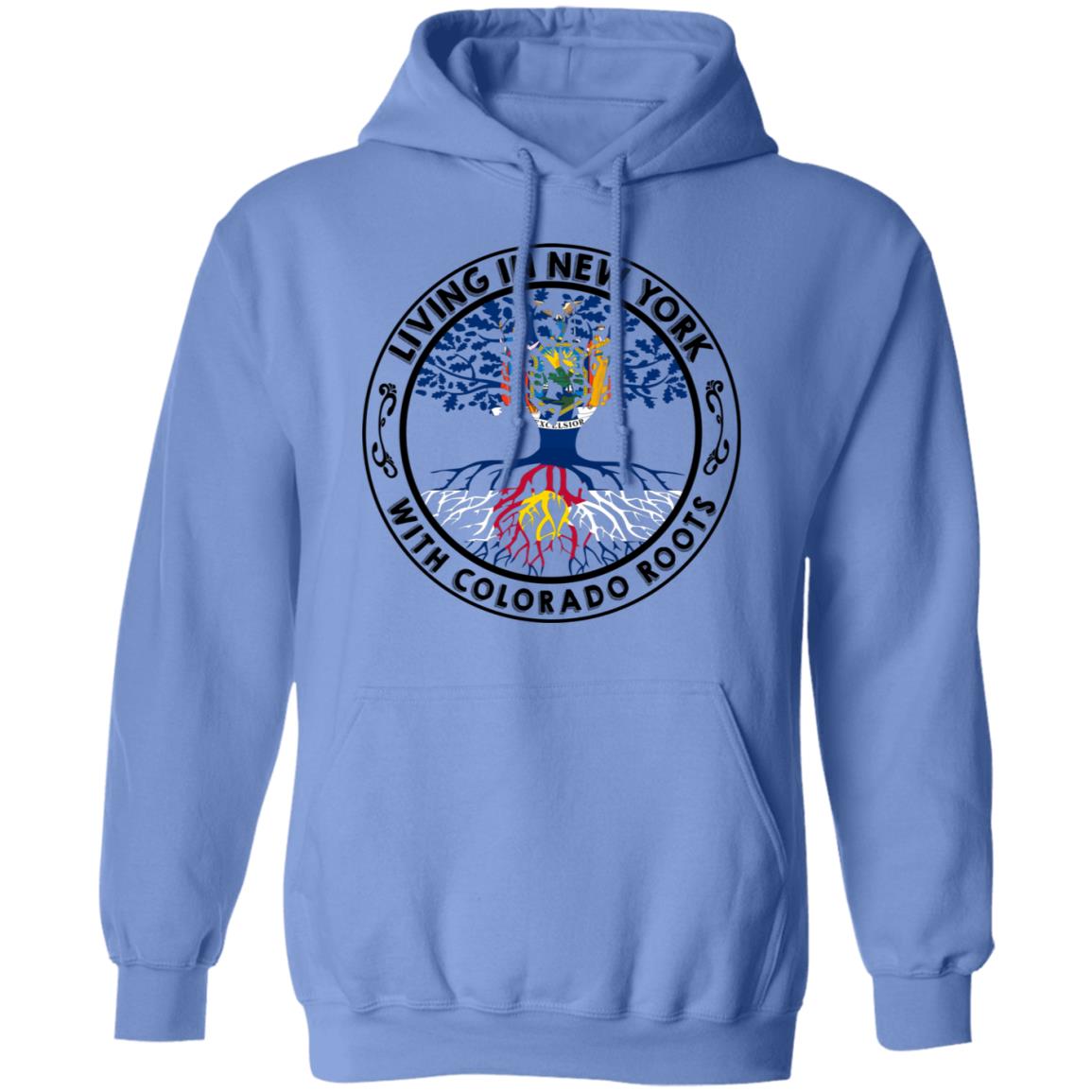 Living In New York With Colorado Roots Hoodie - Hoodie Teezalo