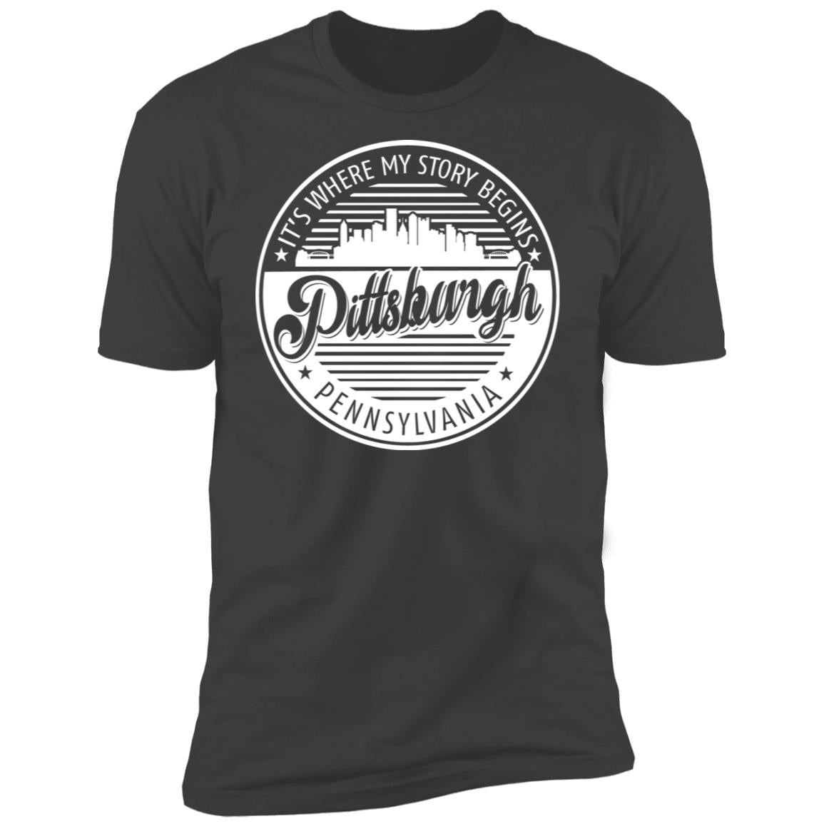 Pittsburgh It's Where My Story Begins T-Shirt - T-shirt Teezalo