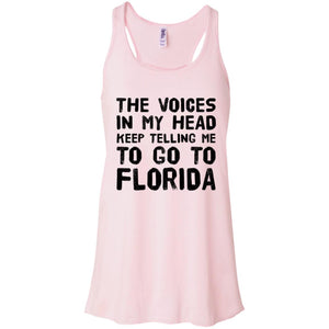 The Voices Telling Me To Go To Florida T-Shirt - T-shirt Teezalo