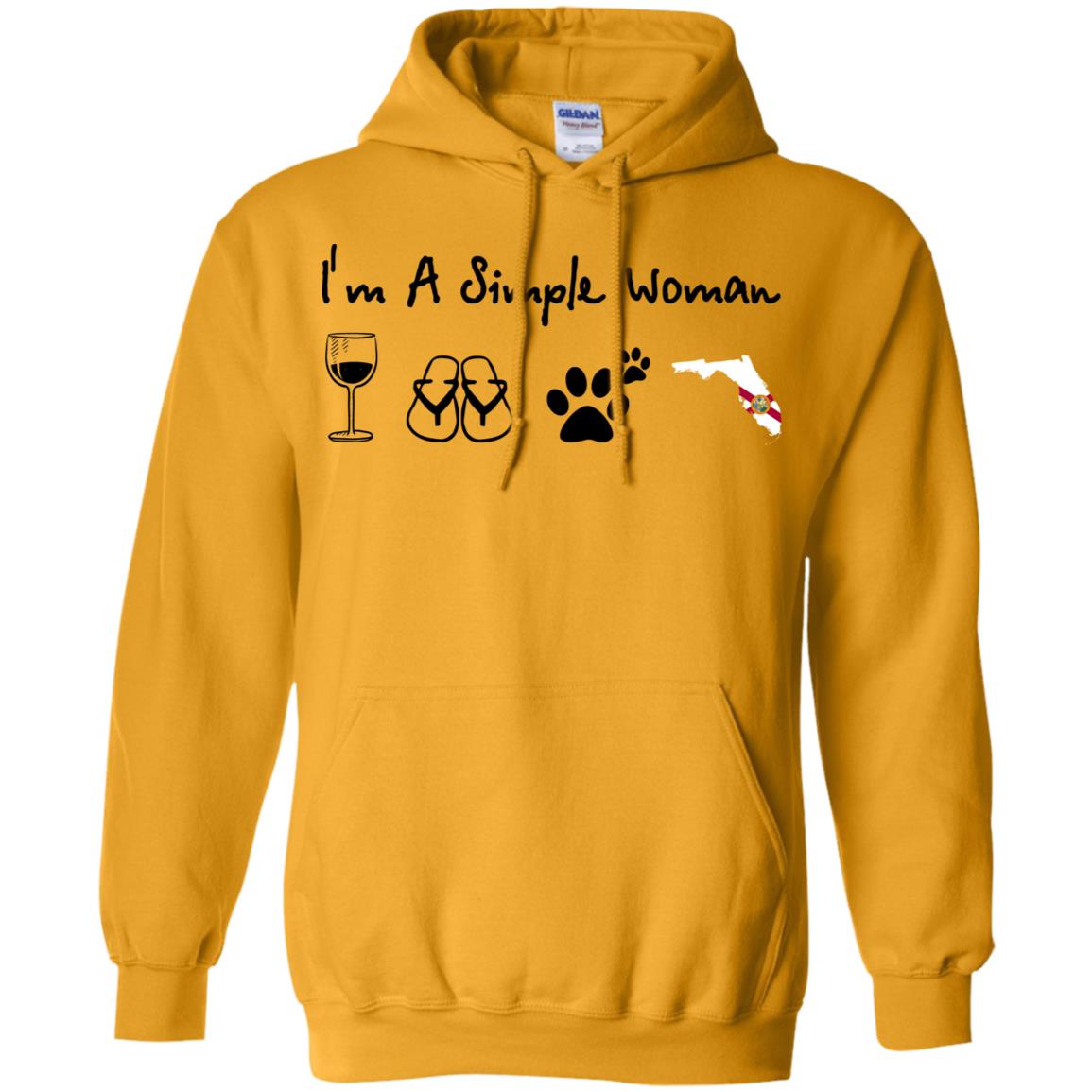 I&#39;m A Simple Florida Woman Hoodie - Hoodie Teezalo