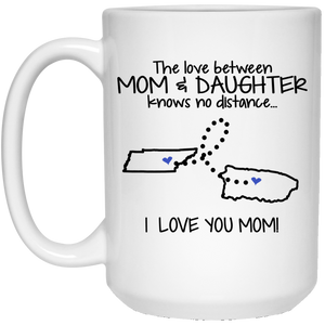 Puerto Rico Tennessee The Love Mom And Daughter Pillow - Mug Teezalo
