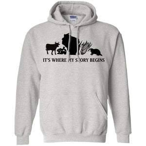 Wisconsin Where My Story Begins Hoodie - Hoodie Teezalo