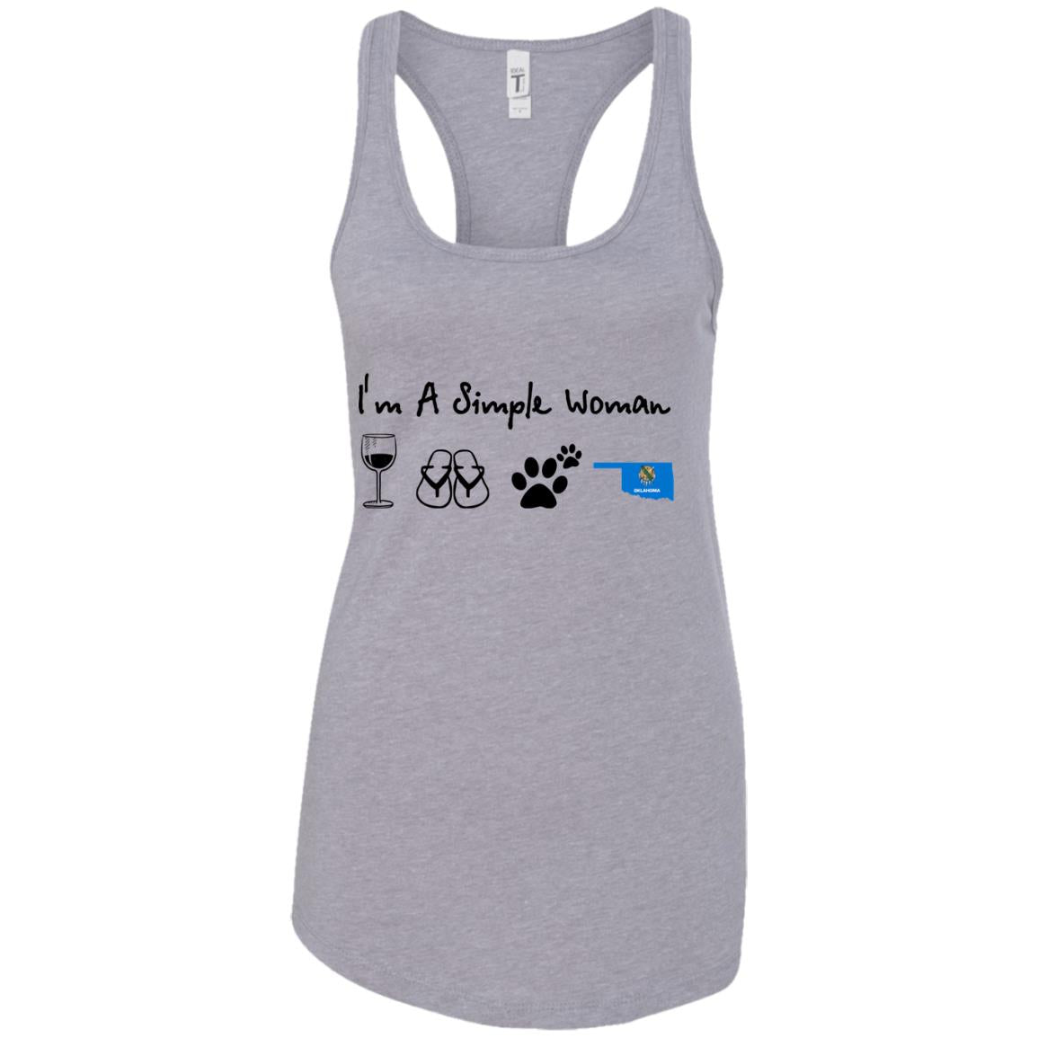 Oklahoma I'm A Simple Woman Hoodie - Hoodie Teezalo