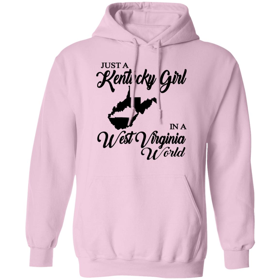 Just A Kentucky Girl In A West Virginia World T-Shirt - T-shirt Teezalo