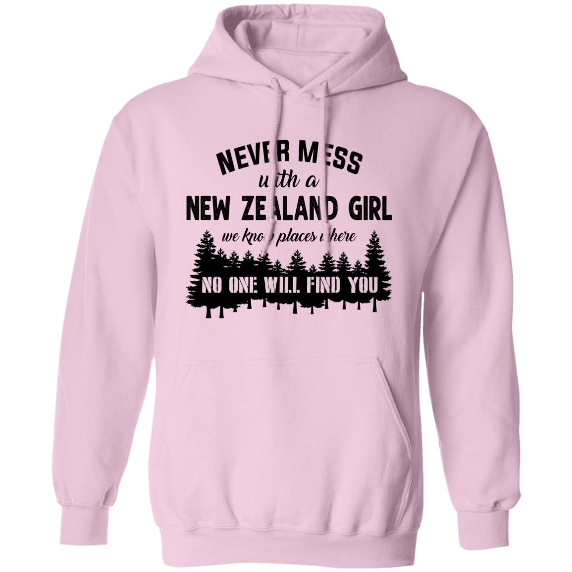 Never Mess With A New Zealand Girl T-Shirt - T-shirt Teezalo