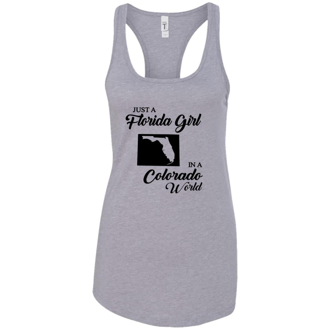 Just A Florida Girl In A Colorado World T-Shirt - T-Shirt Teezalo