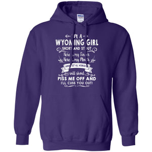 Wyoming Girl Short And Stout Pullover Hoodie - Hoodie Teezalo