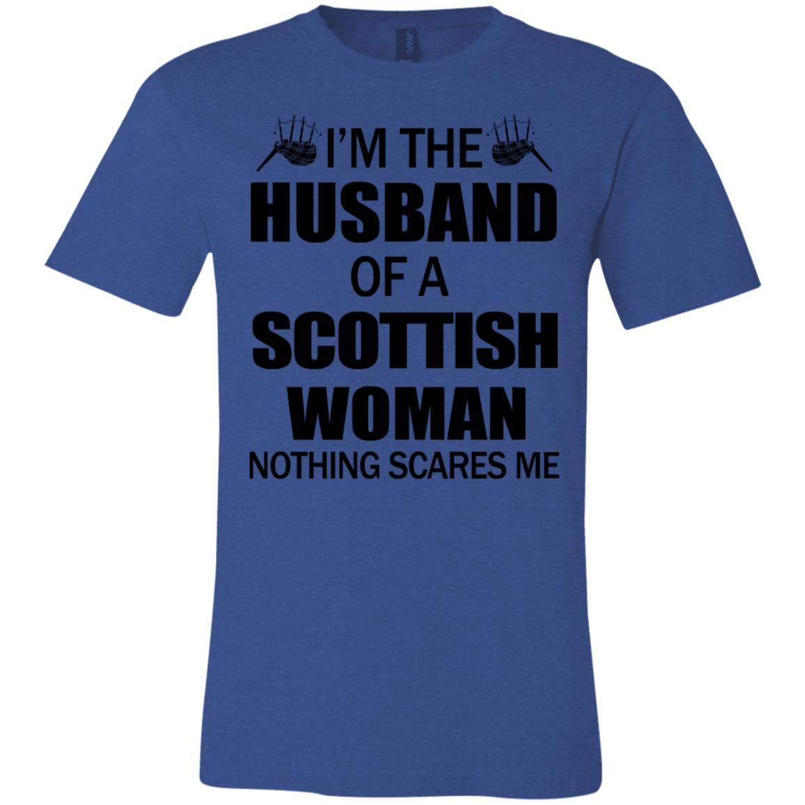 I'm The Husband Of A Scottish Woman T-Shirt - T-shirt Teezalo