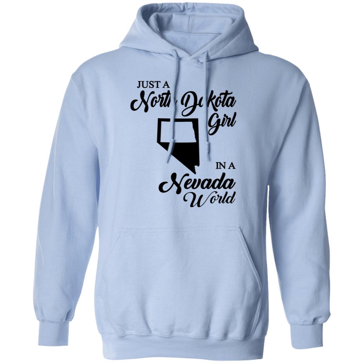 Just A North Dakota Girl In A Nevada World T Shirt - T-shirt Teezalo