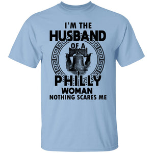 I'm The Husband Of A Philly Woman T-Shirt - T-shirt Teezalo