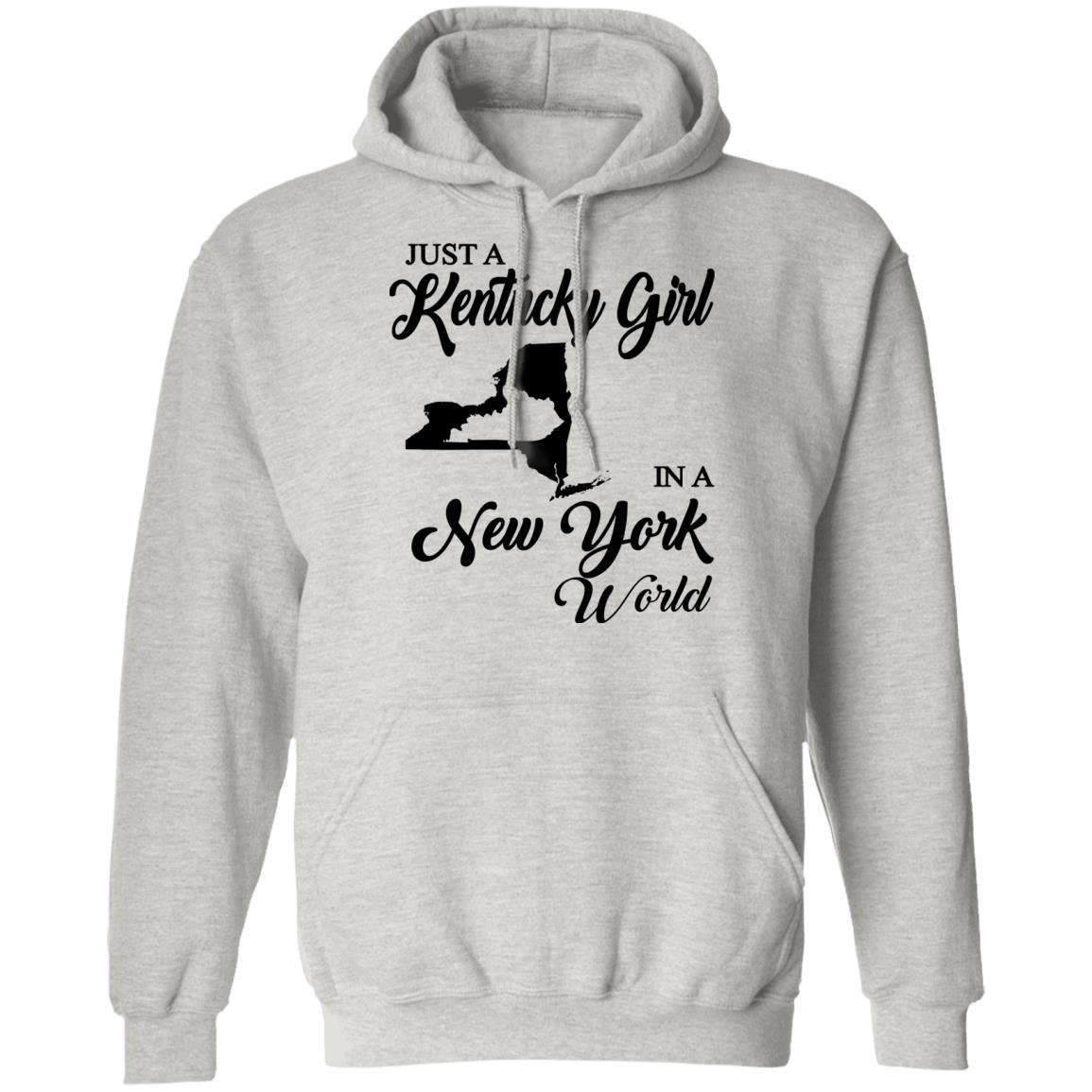 Just A Kentucky Girl In A New York World T-Shirt - T-shirt Teezalo