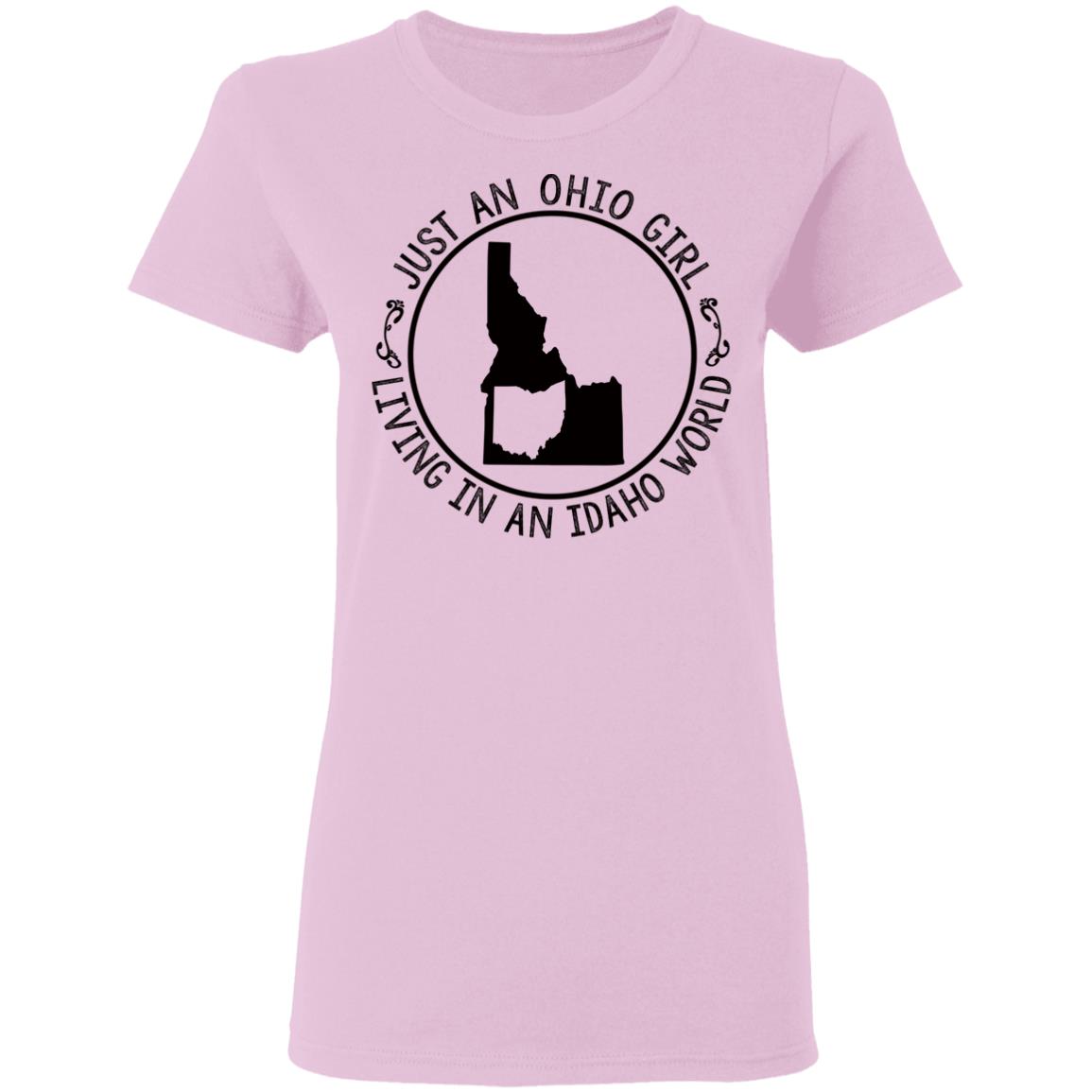 Ohio Girl In Idaho World Hoodie - Hoodie Teezalo
