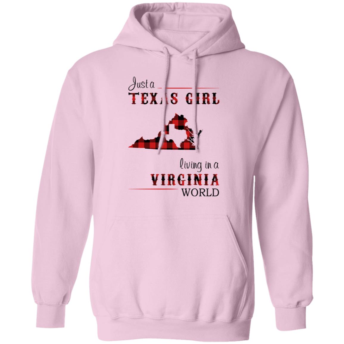 Just A Texas Girl Living In A Virginia World T –Shirt - T-shirt Teezalo