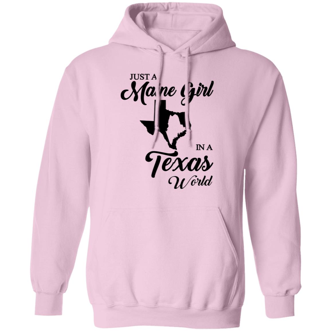 Just A Maine Girl In A Texas World T-Shirt - T-shirt Teezalo