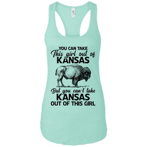 You Can't Take Kansas Out Of This Girl T Shirt - T-shirt Teezalo