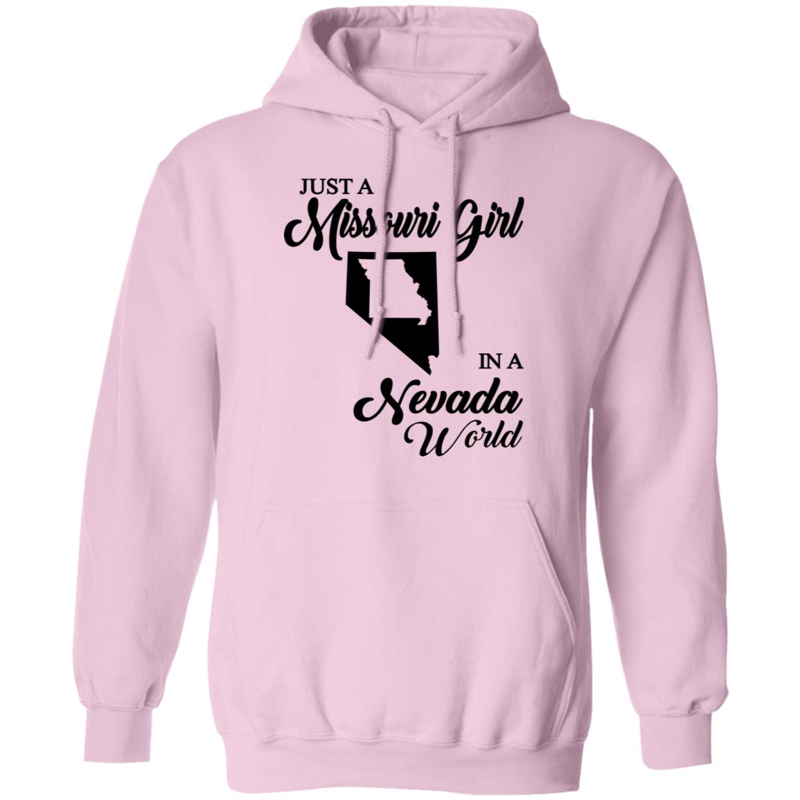 Just A Missouri Girl In A Nevada World T Shirt - T-shirt Teezalo