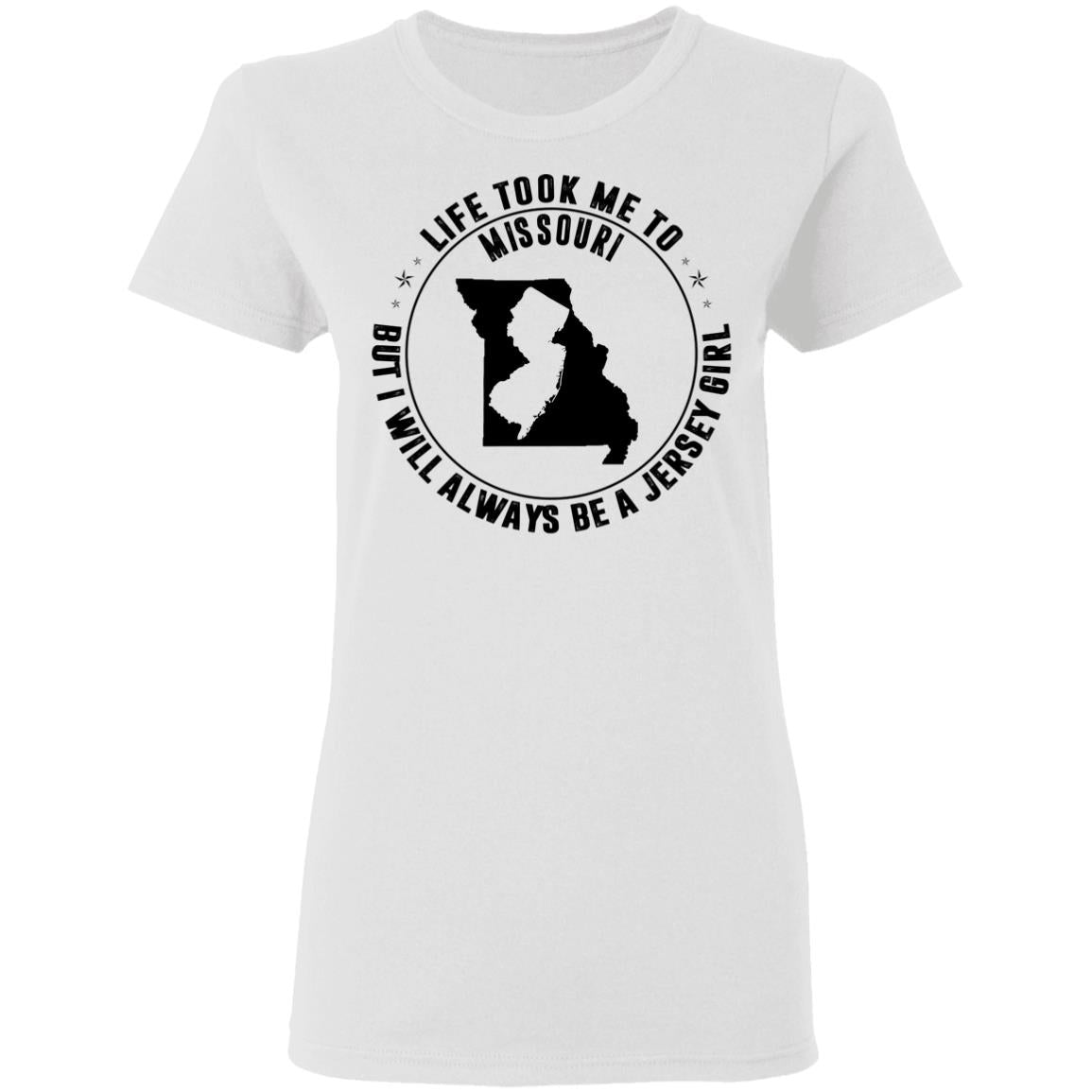 Life Took Me To Missouri Always Be A Jersey Girl Hoodie - Hoodie Teezalo