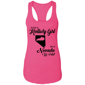 Just A Kentucky Girl In A Nevada World T-Shirt - T-shirt Teezalo