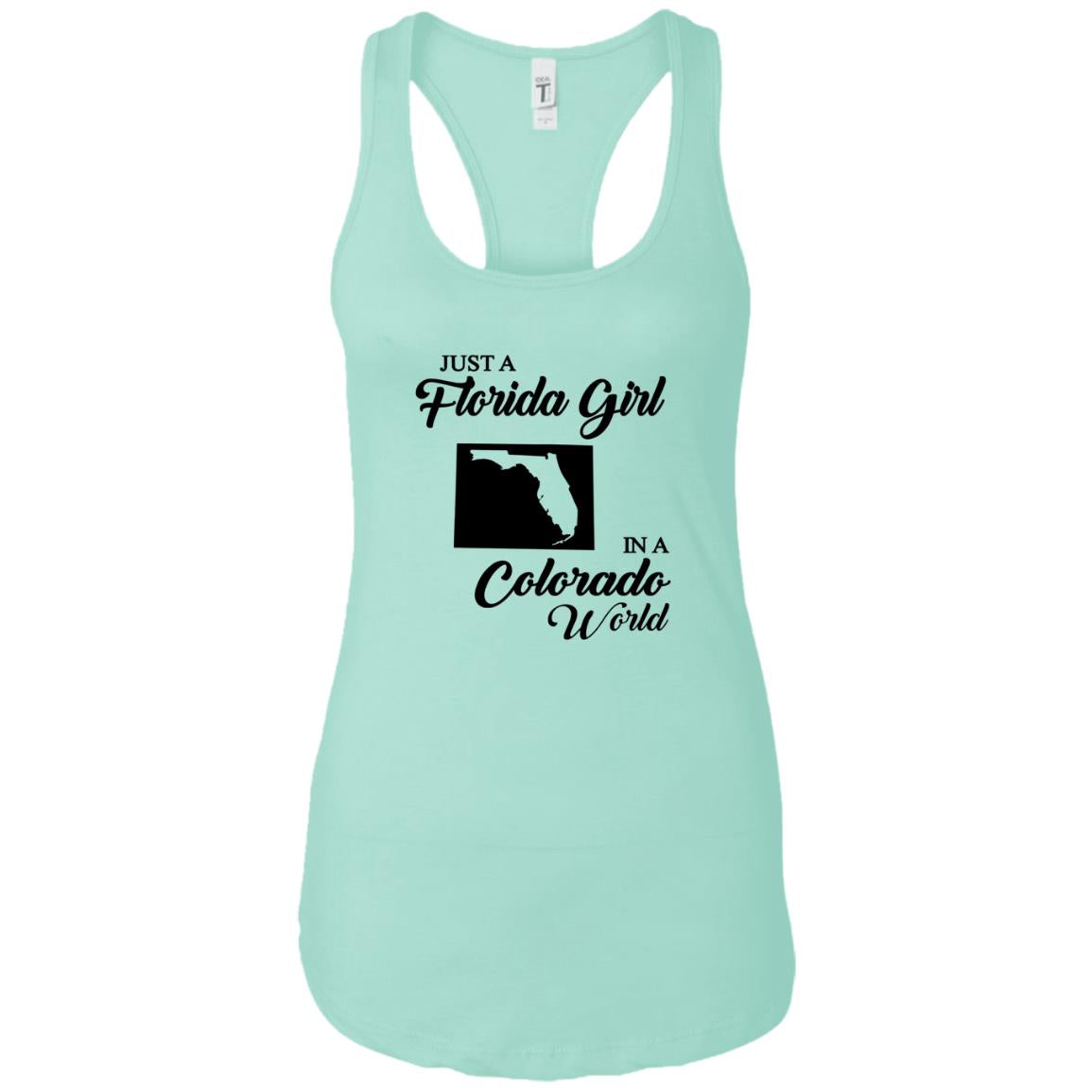 Just A Florida Girl In A Colorado World T-Shirt - T-Shirt Teezalo