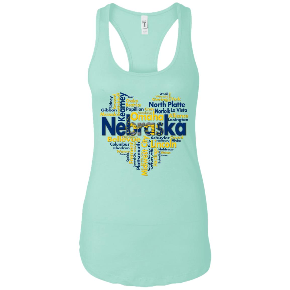 Nebraska Heart City T-Shirt - T-shirt Teezalo