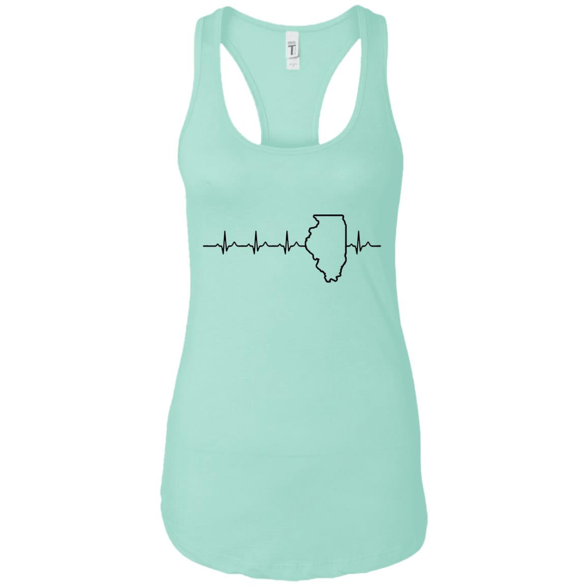 Illinois Heartbeat Hoodie - Hoodie Teezalo