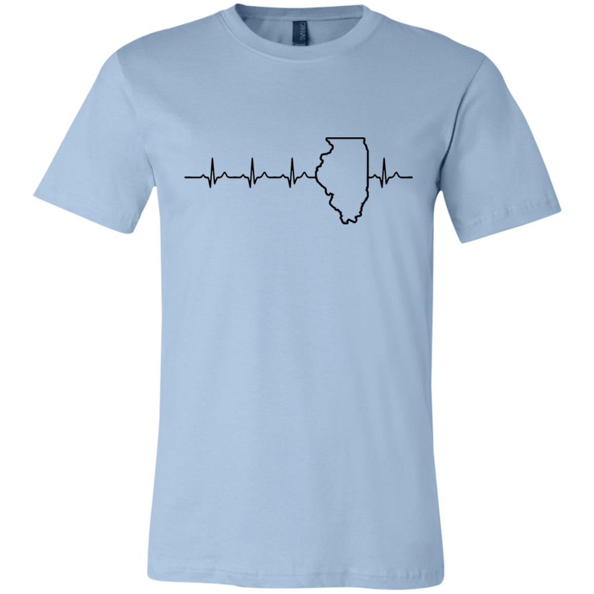 Illinois Heartbeat Hoodie - Hoodie Teezalo