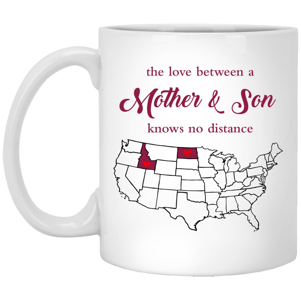 North Dakota Idaho The Love Between Mother And Son Mug - Mug Teezalo